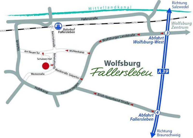 Hotel Fallersleber Spieker วอล์ฟสบวร์ก ภายนอก รูปภาพ